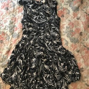 H&M Black and White Dress